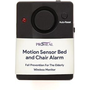 Bed Alarm for Elderly Dementia Patients, Sensor, Magnet, Nurse Bell -Chair and Bed Alarm and Fall Prevention for Elderly - Fall Alert Devices for Elderly - Chair Alarm Includes 9V Battery