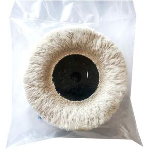 BUZZUFY Polirapid Cotton Wheel is of Extra-Soft Cotton for polishing All Materials 80x​25mm