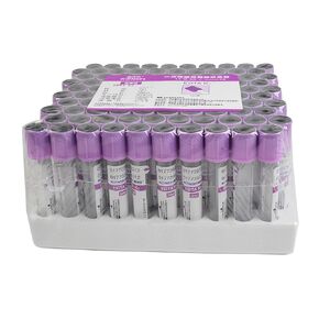 Veterinary Lab Vacuum Blood Collection Coagulation Tubes Buffered Sodium Blood Collection Tube Pet Supplies, 2ml Blue 100pcs