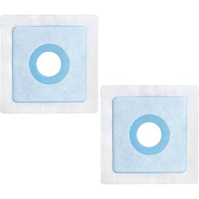 4 Pack Waterproof Pipe Seal Gasket, 70mm 2.75" Resilent Opening, Valve Seal, Square Pipe Edge Seal for Shower Valve and Shower Head And Pipes