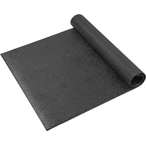 BesWin Exercise Equipment Mat - 30"x60"Treadmill Mat Exercise Bike Mat Compatible with Spin Bikes, Treadmill, Elliptical Machine - Floor Thick Mats for Hardwood Floor Carpet Protection