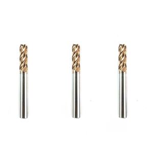 HRC45 4Flutes Tungsten Solide Carbide Roughing End Mills for CNC Router Bit Wood Metal Cutter Mill Tool CNC milling Cutter Shank Dia 1/4 inches(1pc, Shank Dia 1/4")