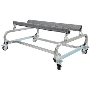 ECOTRIC Watercraft PWC Dolly Boat Stand Storage Cart PWC Jet Ski Trailer Dock Slipway Cart Adjustable Bunks w/ 4 Casters & 2 Brakes 1000lb Capacity