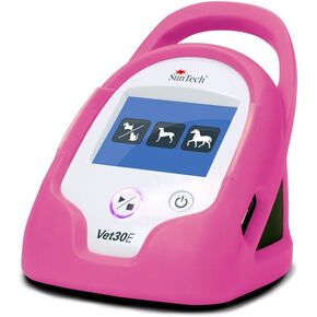 SunTech Vet30E Veterinary Continuous Vital Signs Monitor for Equine and Companion Animals with Masimo SpO2 (Flamingo Pink)