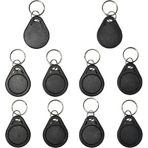10 pcs 13.56MHz RFID Proximity ID Card Key Tags Writable rewritable UID fob tag