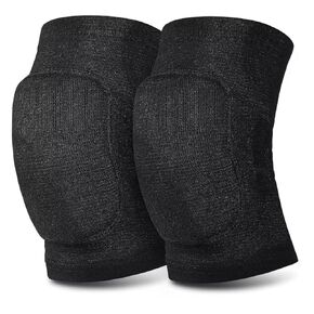 Knee Pads,Volleyball Knee Pads,Dance Knee Pads Women,Soft Knee Pads,Knee Brace,Knee Sleeve,Yoga Knee Pads,Knee Protective Pads,Knee Protector Brace,Knee Support for Men Women Black(L)
