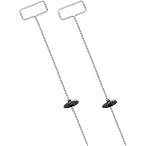 2 Pcs Asphalt Depth Gauge 28.54 Inch Metal Depth Gauge Asphalt Tools for Measuring, Silver
