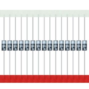 (120Pcs) 1N4004 Rectifier Diodes, 1A 400V DO-41 Axial Diodes, 1amp 400Volt Electronic Silicon Diodes