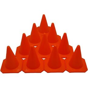 Bluedot Trading 4" RC Racing Sports Marker Cones for Kids Games Indoor or Outdoor Sports, Theme Party, Agility Training, and More, Orange – Set of 20