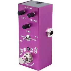 Mini Electric Guitar Effect Pedal,Multifunctional Metal Shell Adjustment Effector Sound Processor for Electric Guitar Performance ()