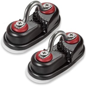Boat Cam Cleats for Rope, Marine Line Cleats, Ball Bearing Fast Entry for Line Sizes Up to 5/8 Inch, Sailing Sailboat Kayak Accessories(2 Pcs)