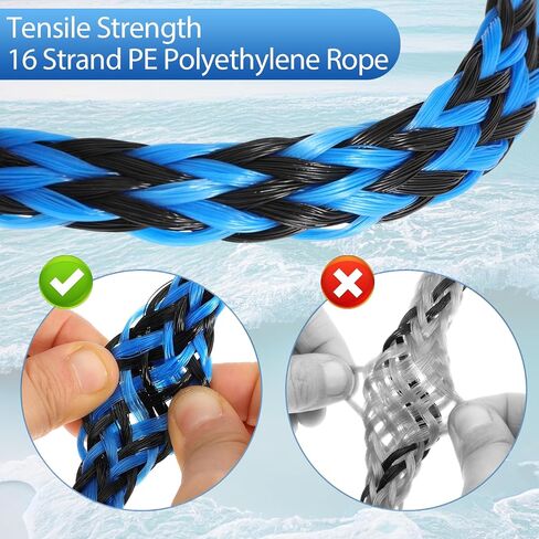 Heavy Duty Boat Tow Harness for Tubing Self Centering Boat Tow Rope with Stainless Steel Quick Connector for Boat Water Sport Water Ski Jet Ski Wakeboarding in Saudi Arabia