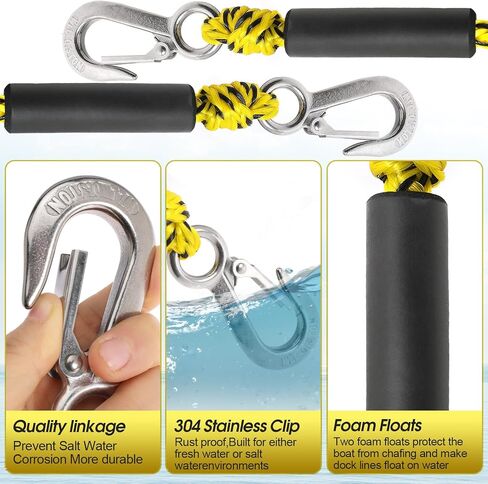 Heavy Duty Boat Tow Harness for Tubing Self Centering Boat Tow Rope with Stainless Steel Quick Connector for Boat Water Sport Water Ski Jet Ski Wakeboarding in Saudi Arabia