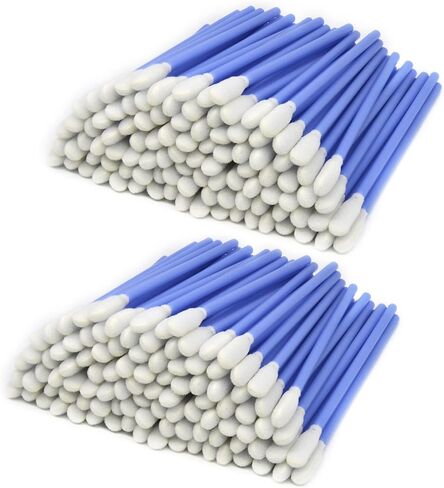 Wellgler's 3.65" Cleaning Swabs,Multi-Purpose Cleanroom Foam Tip,Cleaning Swabs for Camera, Optical Lens, Arts and Crafts, Painting, Gun, Automotive Detailing .200PCS(Blue) in Saudi Arabia