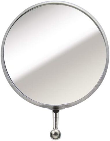 Ullman Devices C-2ML Circular Magnifying Telescoping Inspection Mirror with Extra Long Handle, 2-1/4" Diameter in Kuwait