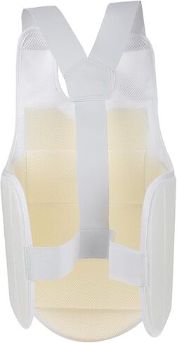 Karate Chest Guard,Martial Arts Muay Thai Boxing Chest Protector Body Ribs Pad for Taekwondo Karate (M) in Saudi Arabia