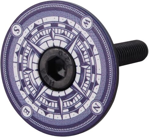 Aluminium Alloy Headset Stem Top Cap 1-1/8" with Stainless Steel Bolt M6 x 35mm in Kuwait