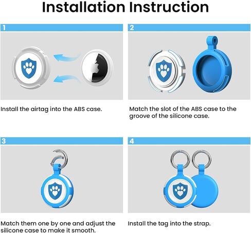 حامل AirTag مقاوم للماء لملحقات سلسلة مفاتيح Apple Air Tag Case باللون الأسود in Saudi Arabia