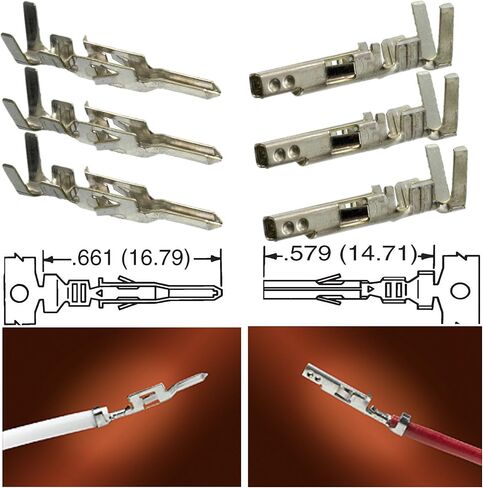 موليكس، 10 موصلات دائرة - 2 مجموعة كاملة - توصيل سلكي مع دبابيس - موليكس ميني فيت جونيور in Kuwait