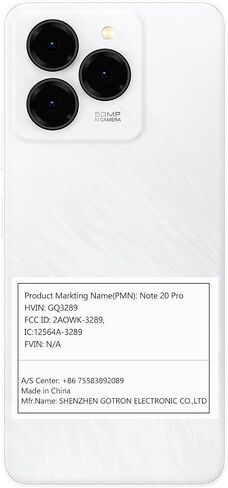Ulefone Note 20 Pro Unlocked Phones, Android 14 OS, 128GB ROM 1TB Extension, 6.75" HD+ 90Hz Screen 6000mAh Battery Smartphone, 50MP Main Camera, 4G Dual SIM Cell Phone, Widevine L1 Certified - White in Saudi Arabia