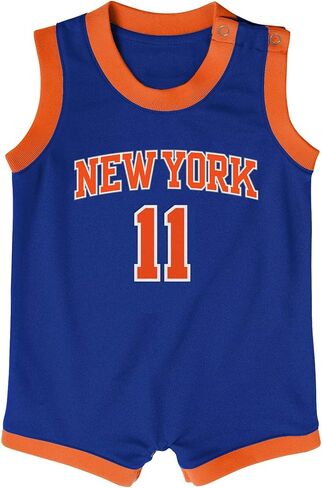 Jalen Brunson New York Knicks NBA Infants 12-24 Months Blue Icon Edition Romper Onesie Player Jersey in Saudi Arabia