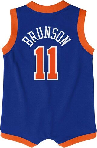 Jalen Brunson New York Knicks NBA Infants 12-24 Months Blue Icon Edition Romper Onesie Player Jersey in Saudi Arabia