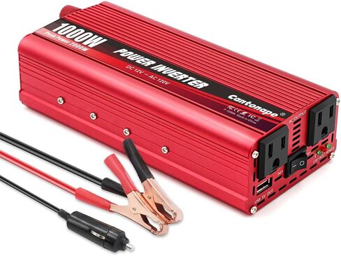 800W/2000W(Peak) DC 12V to 110V AC Power Inverter Converter with 3.1A USB Car Adapter and Cigarette Lighter for Car Home Laptop Truck in Saudi Arabia