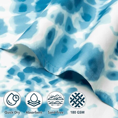 SUN CUBE Surf Poncho Changing Robe with Hood, Quick Dry Microfiber Wetsuit Changing Towel with Pocket for Surfing Men Women in Saudi Arabia