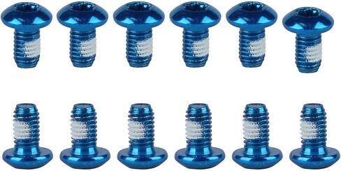 Stainless Steel Bicycle Rotor Bolts, Torx M5x9mm, Disc Brake Screws, Pack of 12 in Kuwait