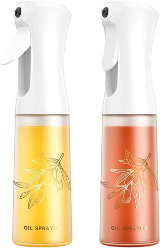 Oil Sprayer for Cooking -200ml Glass Olive Oil Sprayer - Oil Sprayer - Continuous Spray With Portion Control - Cooking Sprayer - Oil Spray Bottle - Kitchen Gadgets for Air Fryer, Salad, Cooking in Saudi Arabia