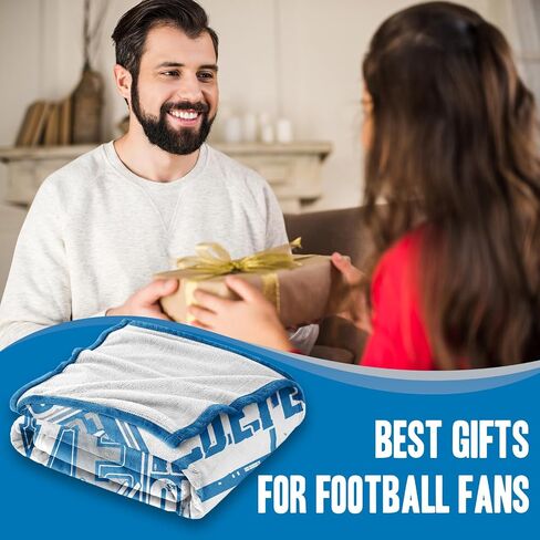 Football Gifts for Men Women, Sports Football Style Blanket for Team Fans, Football Decor Throw Blanket for Sofa Couch Bed Living Room 60"x50" in Saudi Arabia