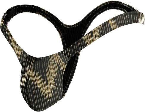 Men's Colorful G-String Thongs Colorful Printing Swimming T-Shaped Panties in Kuwait