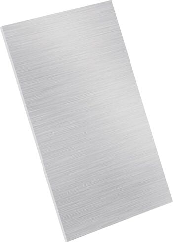 2 قطعة 7 × 14 × 1/4 (0.24 بوصة) لوحة ألومنيوم من صفائح الألومنيوم المعدنية 6061 لوحة معدنية من الألومنيوم مغطاة بطبقة واقية، مصقولة بدقة ومزيلة للأزيز in Kuwait