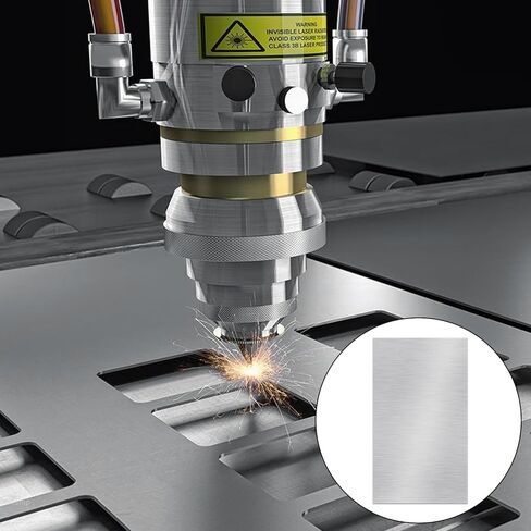 2 قطعة 7 × 14 × 1/4 (0.24 بوصة) لوحة ألومنيوم من صفائح الألومنيوم المعدنية 6061 لوحة معدنية من الألومنيوم مغطاة بطبقة واقية، مصقولة بدقة ومزيلة للأزيز in Kuwait