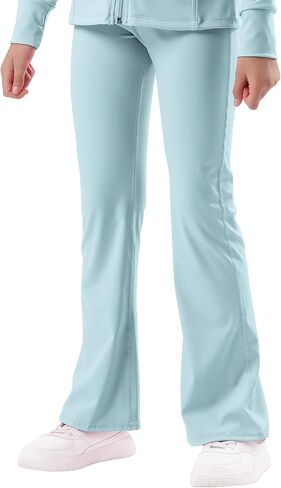 Girl's Flare Leggings High Waisted Bootcut Yoga Pants Kids Dance Bell Bottoms Leggings in Saudi Arabia