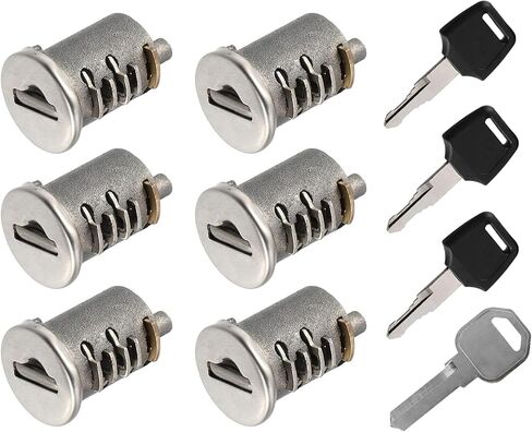 4 Pack Lock Cores for Yakima SKS Car Roof Rack System Components, Lock Cylinders Compatible with Yakima Roof Rack Locks, Universal for All Yakima Lockable Accessories in Saudi Arabia