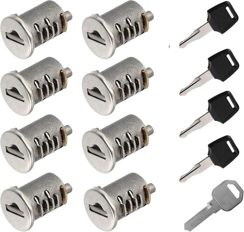 4 Pack Lock Cores for Yakima SKS Car Roof Rack System Components, Lock Cylinders Compatible with Yakima Roof Rack Locks, Universal for All Yakima Lockable Accessories in Saudi Arabia