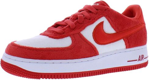 Nike Air Force 1 Big Kids' Shoes (FZ3552-612, Fire Red/White/Pink Foam/Light Crimson) in Saudi Arabia