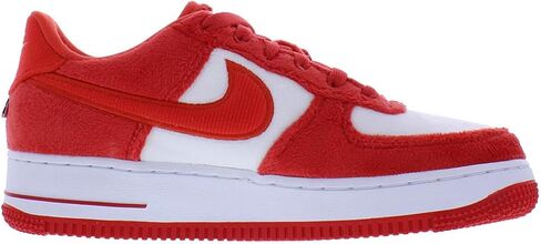 Nike Air Force 1 Big Kids' Shoes (FZ3552-612, Fire Red/White/Pink Foam/Light Crimson) in Saudi Arabia