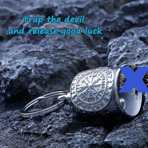 Motorcycle Viking Bell - Motorcycle Angel Bell for Men and Women, Motorcycle Accessories (Black Silver) in Kuwait