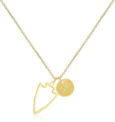 imani Necklace for Football Fans K&C Necklace Kansas City Inspired jewelry necklace in Saudi Arabia