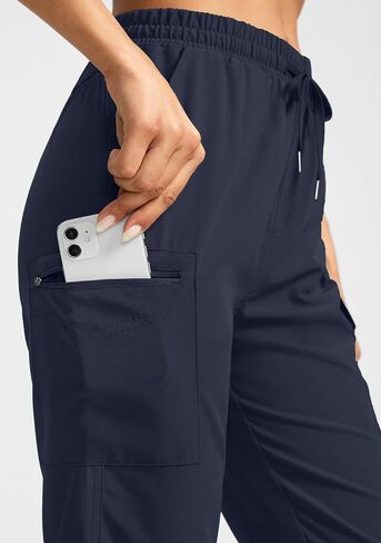 SANTINY Women's 13" Long Hiking Shorts Knee Length Quick Dry Cargo Bermuda Shorts for Women with Zipper Pockets in Saudi Arabia