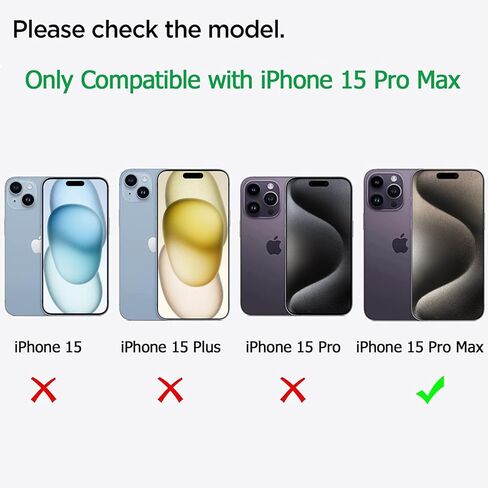 Battery Case for iPhone 15 Pro(6.1 inch), Upgraded 10000mAh Battery Pack Rechargeable Charger Case with Carplay Wireless Charging Compatible for iPhone 15 Pro External Battery Charging Case (Black) in Saudi Arabia