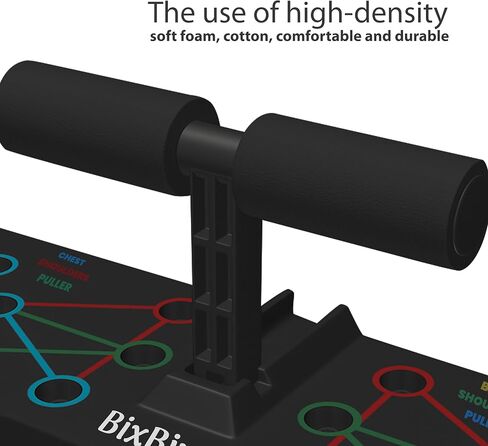 لوح رفع BixBin | معدات تمرين متعددة الوظائف، لوح تمرين رياضي منزلي، ملحقات صالة الألعاب الرياضية للرجال والنساء، أشرطة مقاومة وقضيب بيلاتيس، مقابض تمرين رياضي للأرضية، هدايا صالة الألعاب الرياضية للرجال والنساء in Saudi Arabia