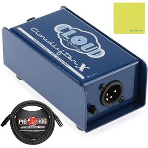 Cloud Cloudlifter CL-X Microphone Preamplifier Bundle w/Pig Hog Mic Cable & Liquid Audio Polishing Cloth