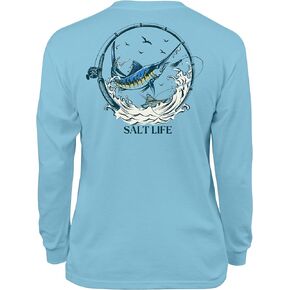 Salt Life Girls' Getting Bent Youth Classic Fit Long Sleeve Tee
