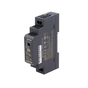 MEAN WELL HDR-15-5 Ultra Slim Step-Shape 1SU DIN Rail Power Supply, 5V 2.4A 12W