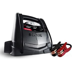 Schumacher SJ1329 Jump Starter and Portable Power Port - 600 Peak Amp, 12V - For Power Sports, Motorcycles, 4-6 Cylinder Cars, Black