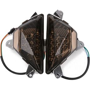 Topteng Motorcycle Front LED Turn Signal Light Lamp fits for KAWASAKI NINJA250 NINJA300 2013-2016, NINJA 400 2018-2021, NINJA 650 2018-2022, NINJA 1000 2017-2021, ZX-6R 2013-2021