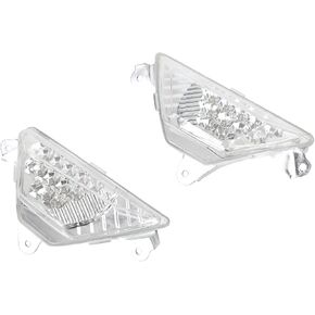 Topteng Motorcycle Front LED Turn Signal Light Lamp fits for KAWASAKI NINJA250 NINJA300 2013-2016, NINJA 400 2018-2021, NINJA 650 2018-2022, NINJA 1000 2017-2021, ZX-6R 2013-2021